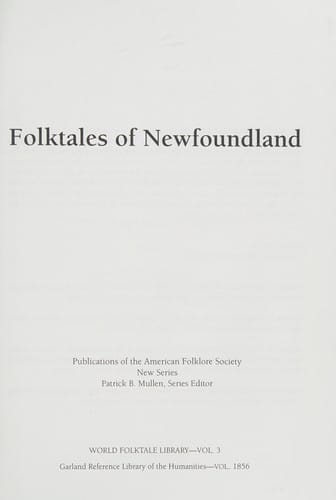 Folktales of Newfoundland