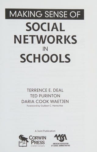 Making sense of social networks in schools