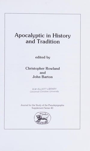 Apocalyptic in history and tradition