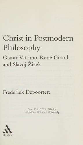 Christ in postmodern philosophy