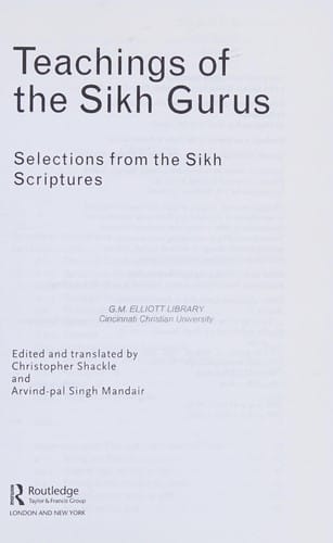 Teachings of the Sikh Gurus