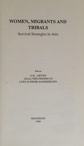 Women, migrants, and tribals