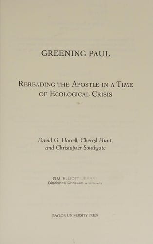 Greening Paul