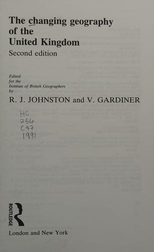 The Changing geography of the United Kingdom