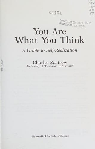 You are what you think