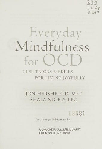 Everyday mindfulness for OCD