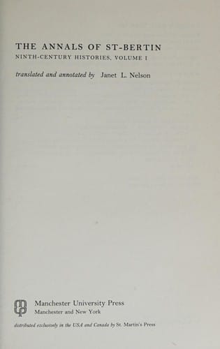 The annals of St-Bertin