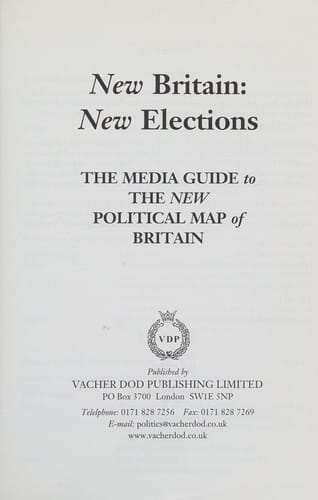 New Britain: new elections