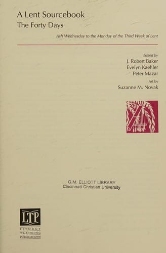 A Lent sourcebook