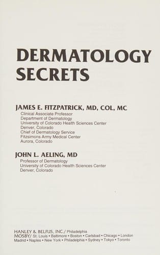 Dermatology secrets
