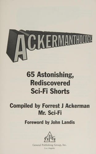 Ackermanthology