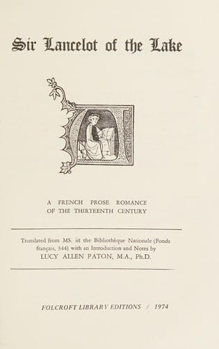 Sir Lancelot of the Lake