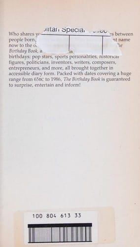 The birthday book