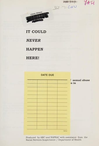 It could never happen here!