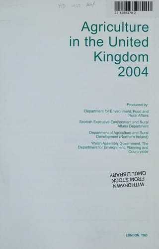 Agriculture in the United Kingdom