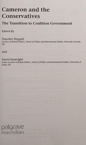 Cameron and the conservatives