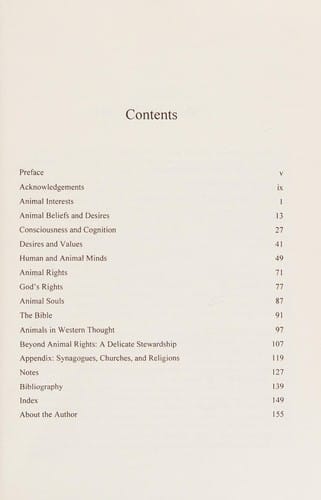 Animal minds, animal souls, animal rights