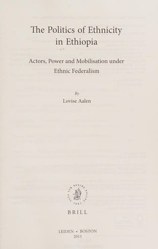 The politics of ethnicity in Ethiopia