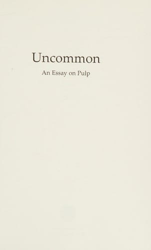 Uncommon
