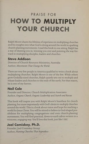 How to multiply your church