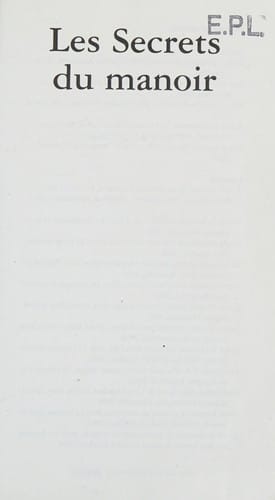 Les secrets du manoir