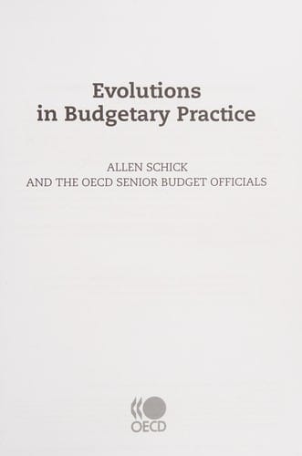 Evolutions in budgetary practice