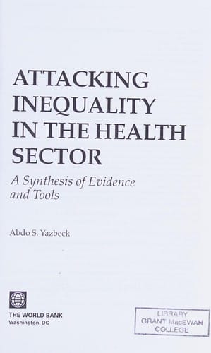 Attacking inequality in the health sector