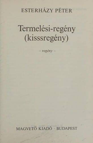 Termelési-regény