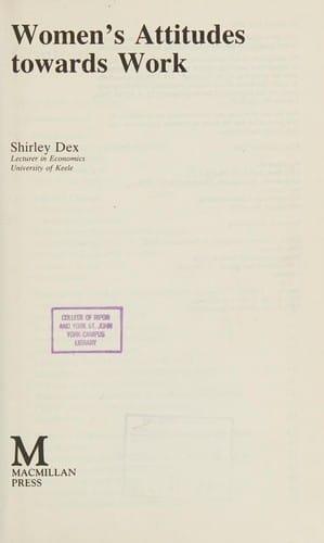 Women's attitudes towards work