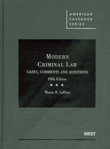 Modern criminal law