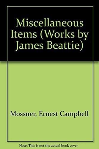 Miscellaneous Items (Works by James Beattie)