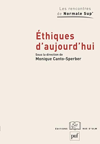 Ethiques d'aujourd'hui