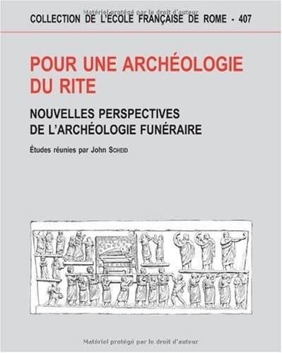 Pour une archéologie du rite