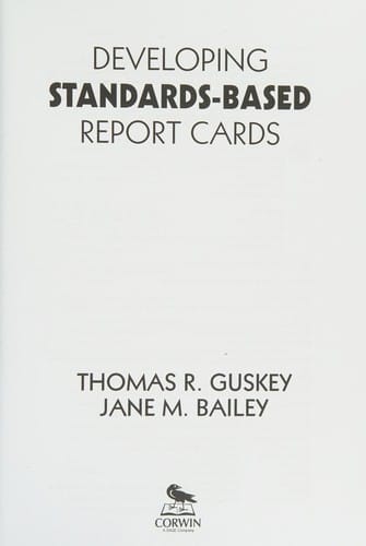 Developing standards-based report cards