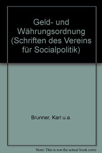 Geld- und Währungsordnung