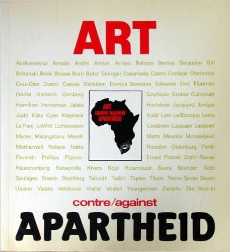 Art contre/against apartheid