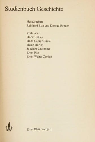 Studienbuch Geschichte