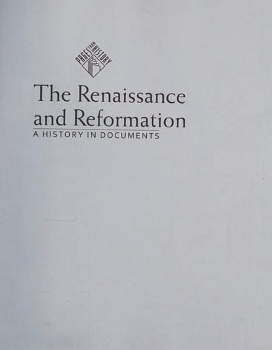 The Renaissance and Reformation