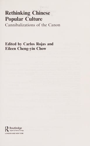 Rethinking Chinese popular culture