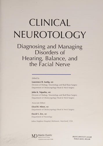 Clinical neurotology