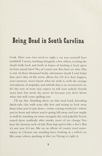 Being dead in South Carolina