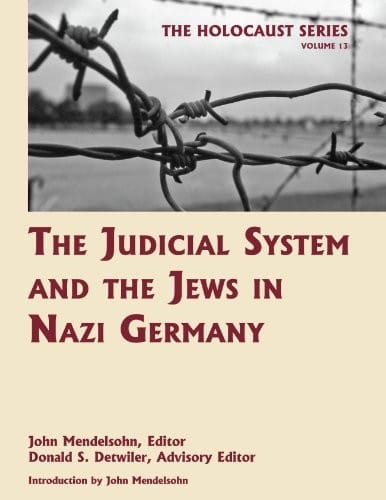 The judicial system and the Jews in Nazi Germany