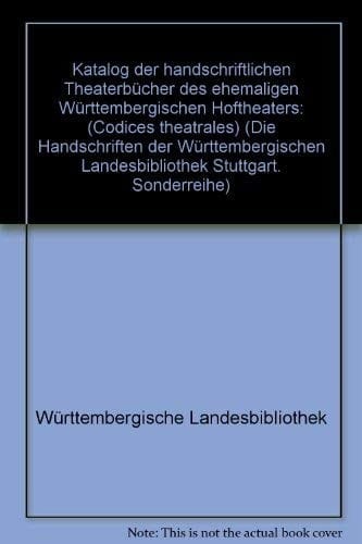 Die Handschriften der Württembergischen Landesbibliothek Stuttgart