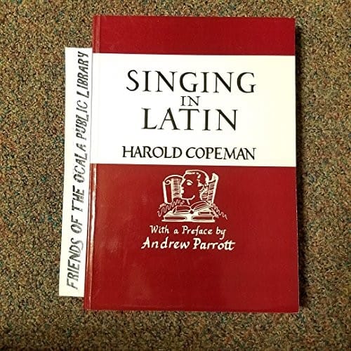 Singing in Latin