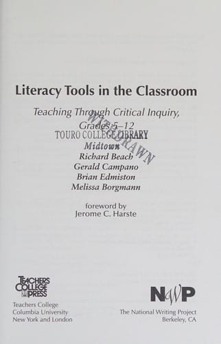 Literacy tools in the classroom