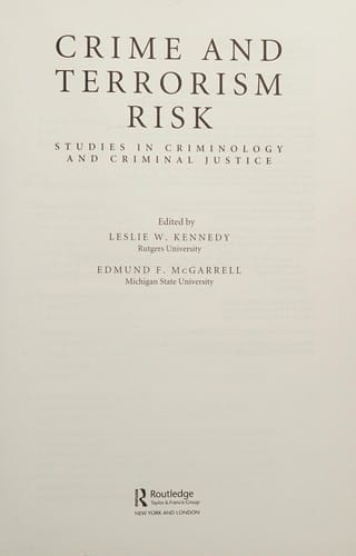 Crime and terrorism risk