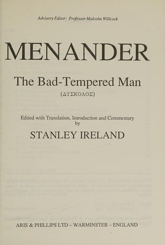 The bad-tempered man