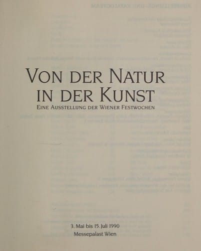 Von der Natur in der Kunst
