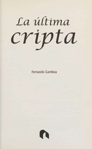 La última cripta