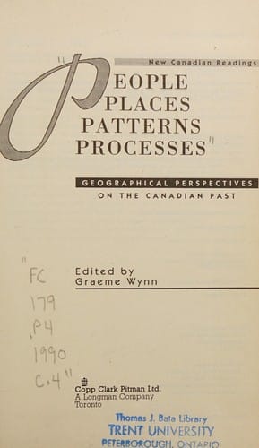 People, places, patterns, processes